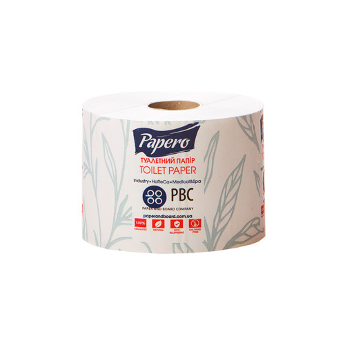 Папір туалетний Papero двошаровий 50 м 1 шт.